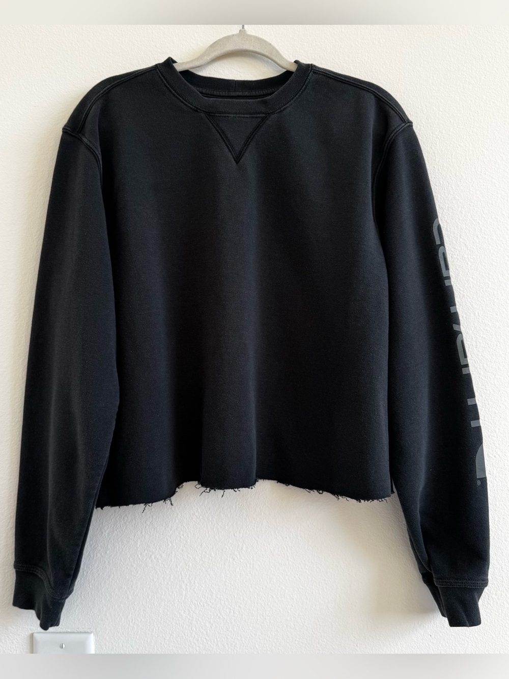 Carhartt Cropped Sweatshirt Arm Logo
